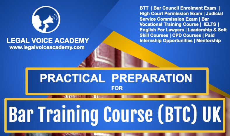 BAR TRAINING COURSE (BTC) UK (Per Module)