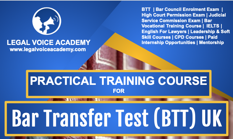 BAR TRANSFER TEST (BTT) UK