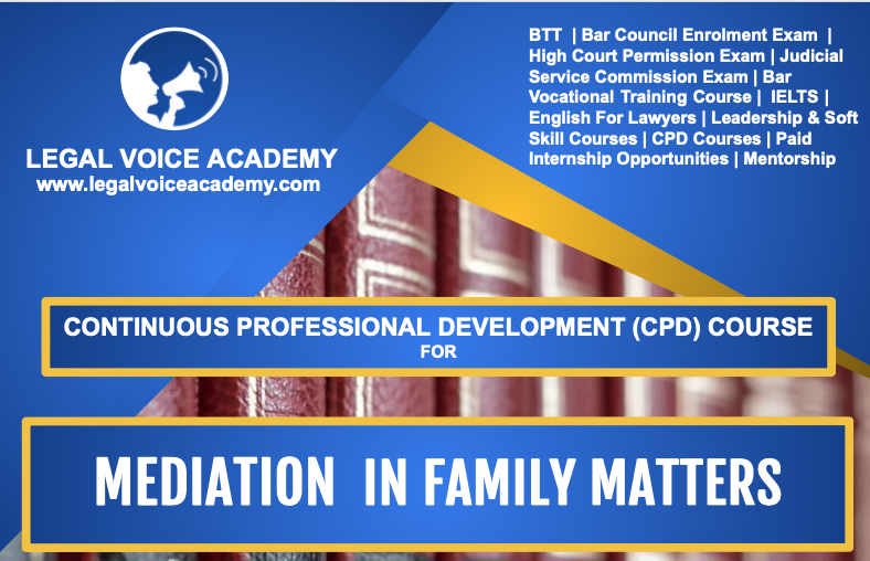 MEDIATION IN FAMILY MATTERS