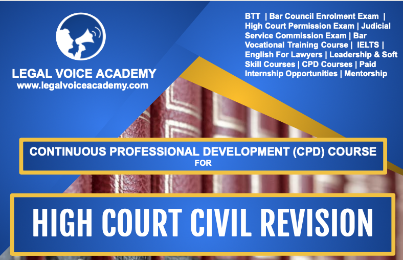 HIGH COURT CIVIL REVISION