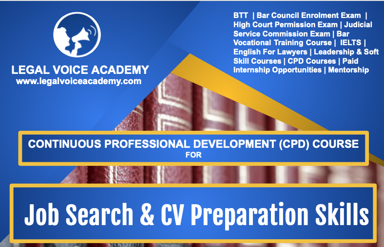 JOB SEARCH & CV PREPERATION SKILLS