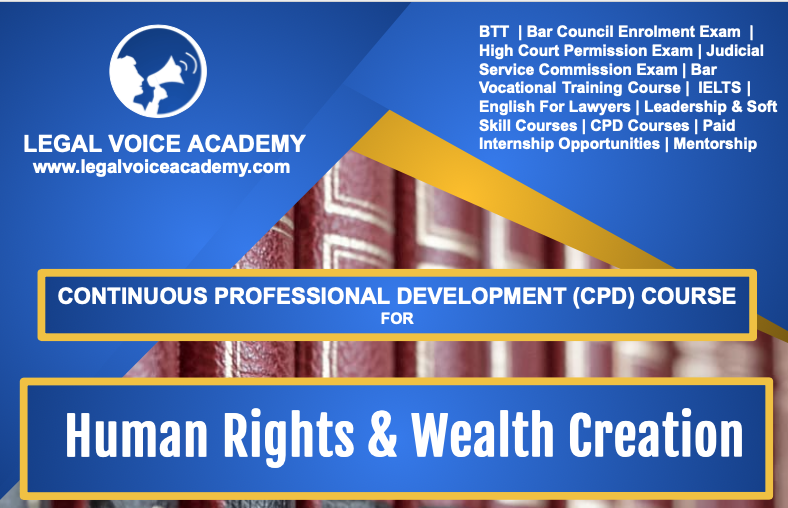 HUMAN RIGHTS & WEALTH CREATION