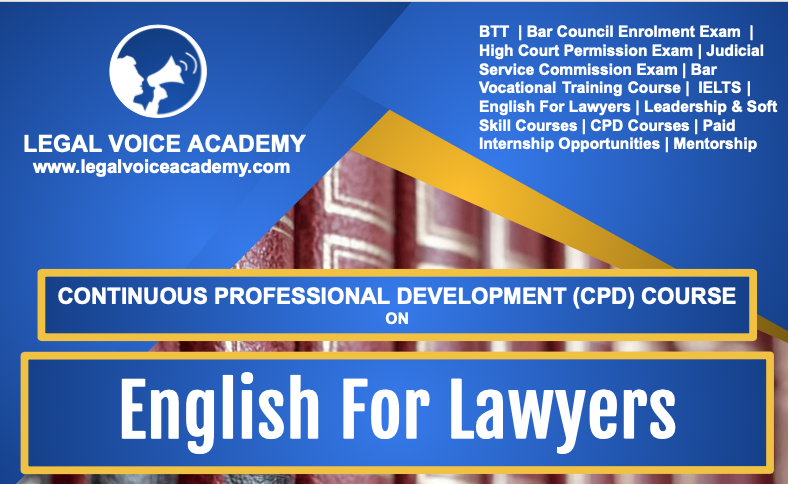 ENGLISH FOR LAWYERS